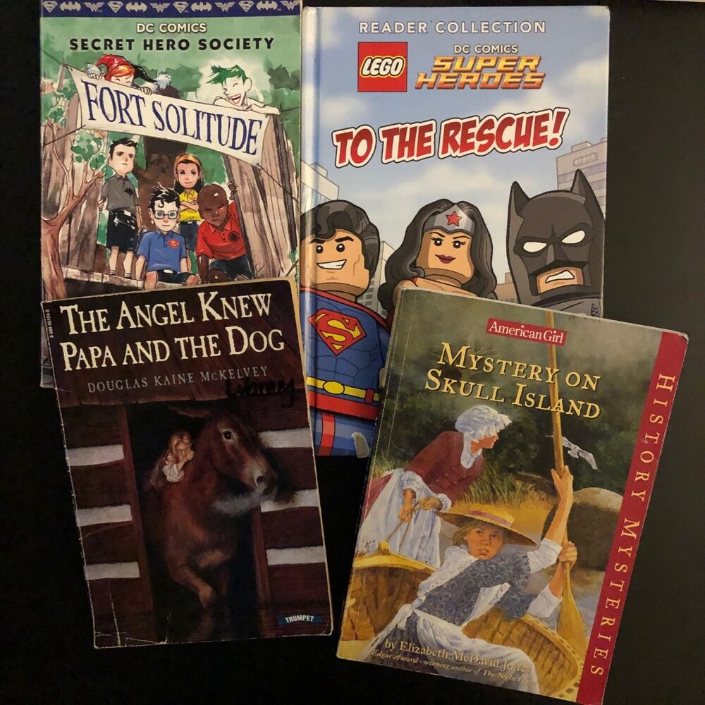 Bundle of 4 Kids Books   all in good condition